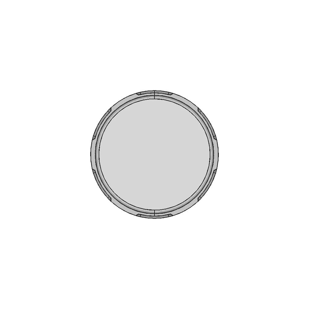 High Performance Multiband Rtk Gnss Active Quad Helix Antenna - Standard Mechanical Component_270_0_degree_snapshot