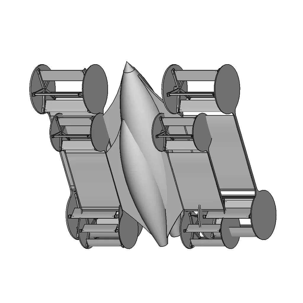 Cyclogyro | High-Quality CAD Model_60_30_degree_snapshot