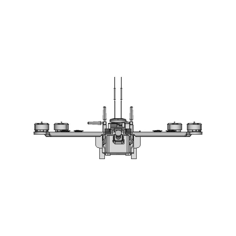 Uas115 - 3D Printed 500Mm Heavy Payload Multi-Rotor | High-Quality CAD Model