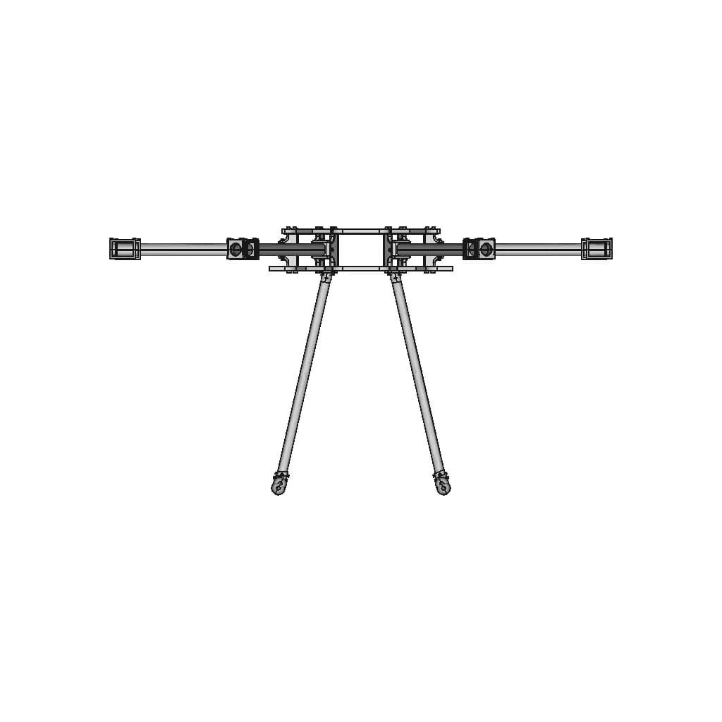 Hexacopter Frame | High-Quality CAD Model_0_0_degree_snapshot