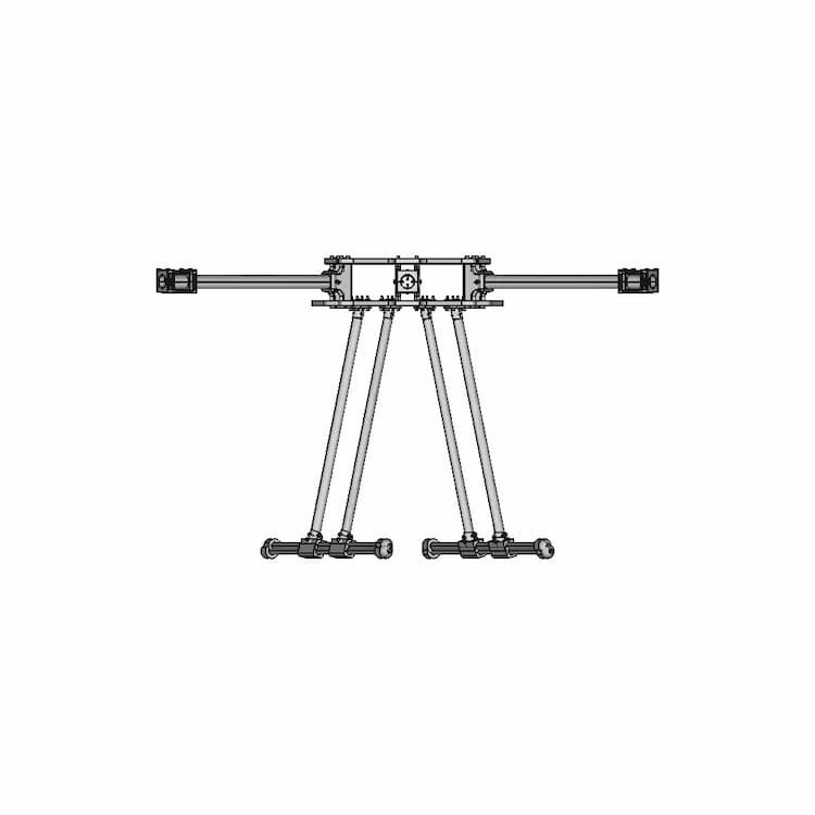 Hexacopter Frame | High-Quality CAD Model