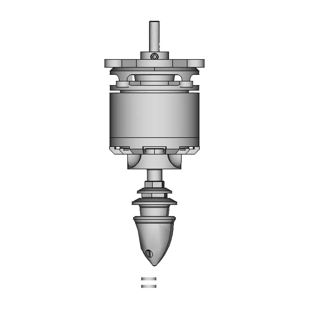 Sunnysky X2814 Rc Motor - Downloadable CAD Representation_270_0_degree_snapshot