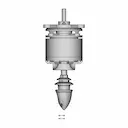 Sunnysky X2814 Rc Motor - Downloadable CAD Representation_270_0_degree_snapshot