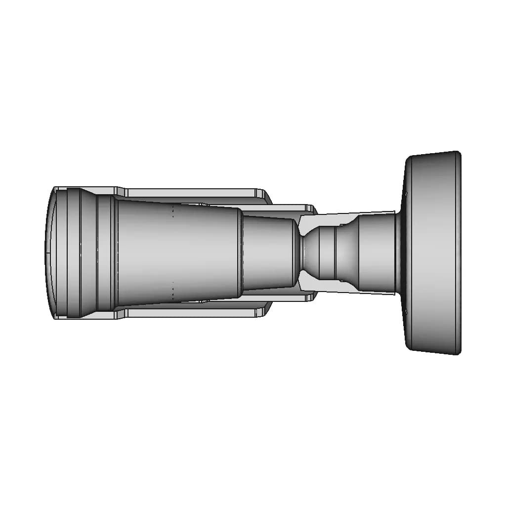 Axis P1447-Le | 3D Engineering Design File_90_0_degree_snapshot