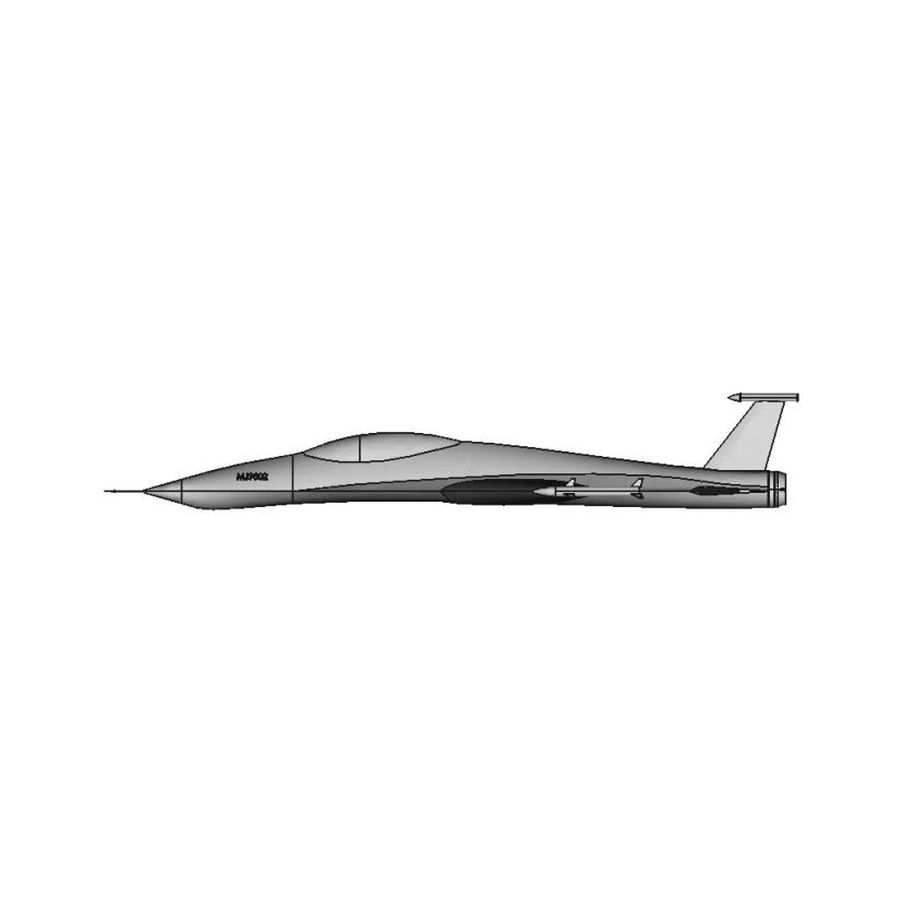 Fighter Jet - Downloadable CAD Representation
