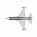 Fighter Jet - Downloadable CAD Representation_270_0_degree_snapshot
