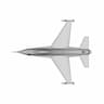 Fighter Jet - Downloadable CAD Representation_270_0_degree_snapshot