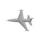Fighter Jet - Downloadable CAD Representation_60_30_degree_snapshot