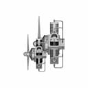 Radial Engine - Downloadable CAD Representation_0_0_degree_snapshot