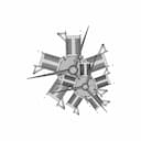 Radial Engine - Downloadable CAD Representation_0_270_degree_snapshot
