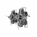 Radial Engine - Downloadable CAD Representation_60_30_degree_snapshot
