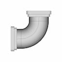 Pipe With Flange - Standard Mechanical Component_0_90_degree_snapshot