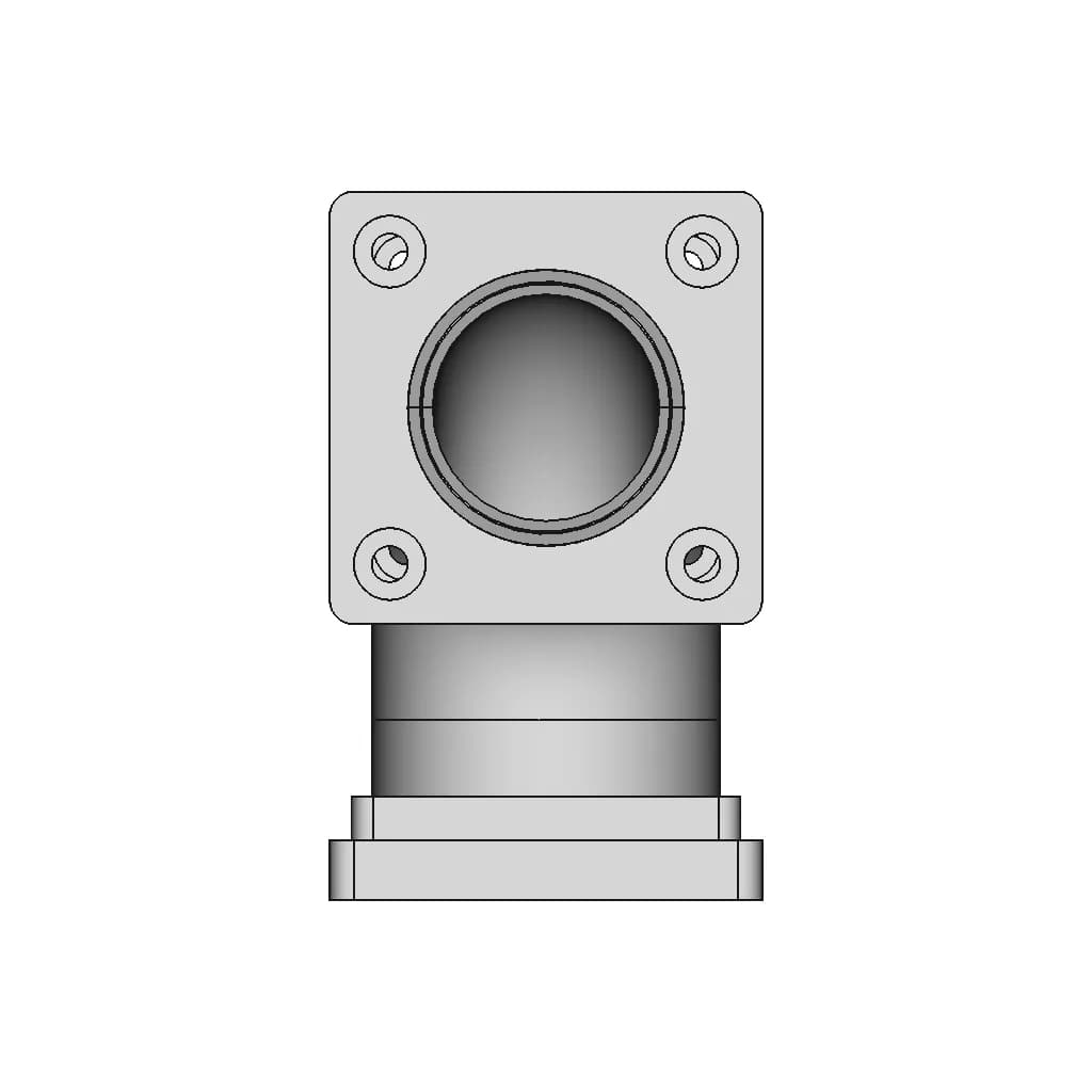 Pipe With Flange - Standard Mechanical Component_270_0_degree_snapshot