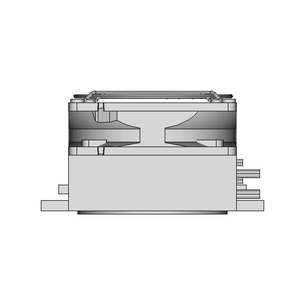Heater Fan Assy 110Vac 400Watt 80Mmx80Mmx58Mm - Standard Mechanical Component_90_0_degree_snapshot