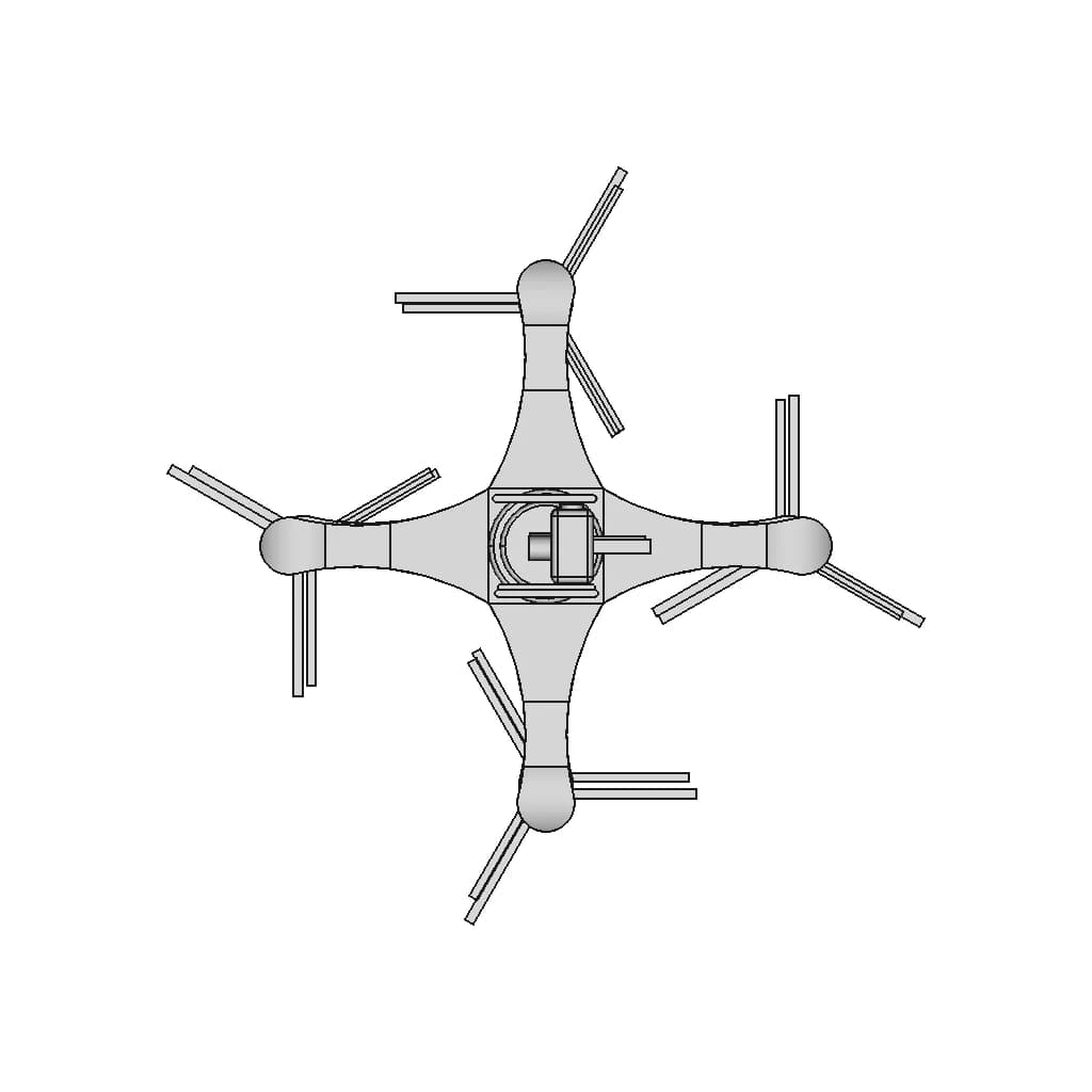 Quadcopter - Standard Mechanical Component_0_0_degree_snapshot