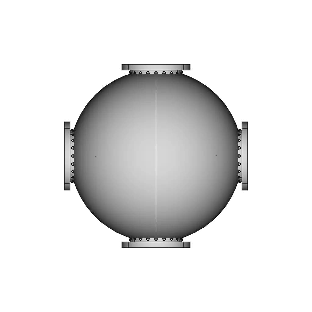 Sphareactor - Novel Recuperator Design - Downloadable CAD Representation_270_0_degree_snapshot