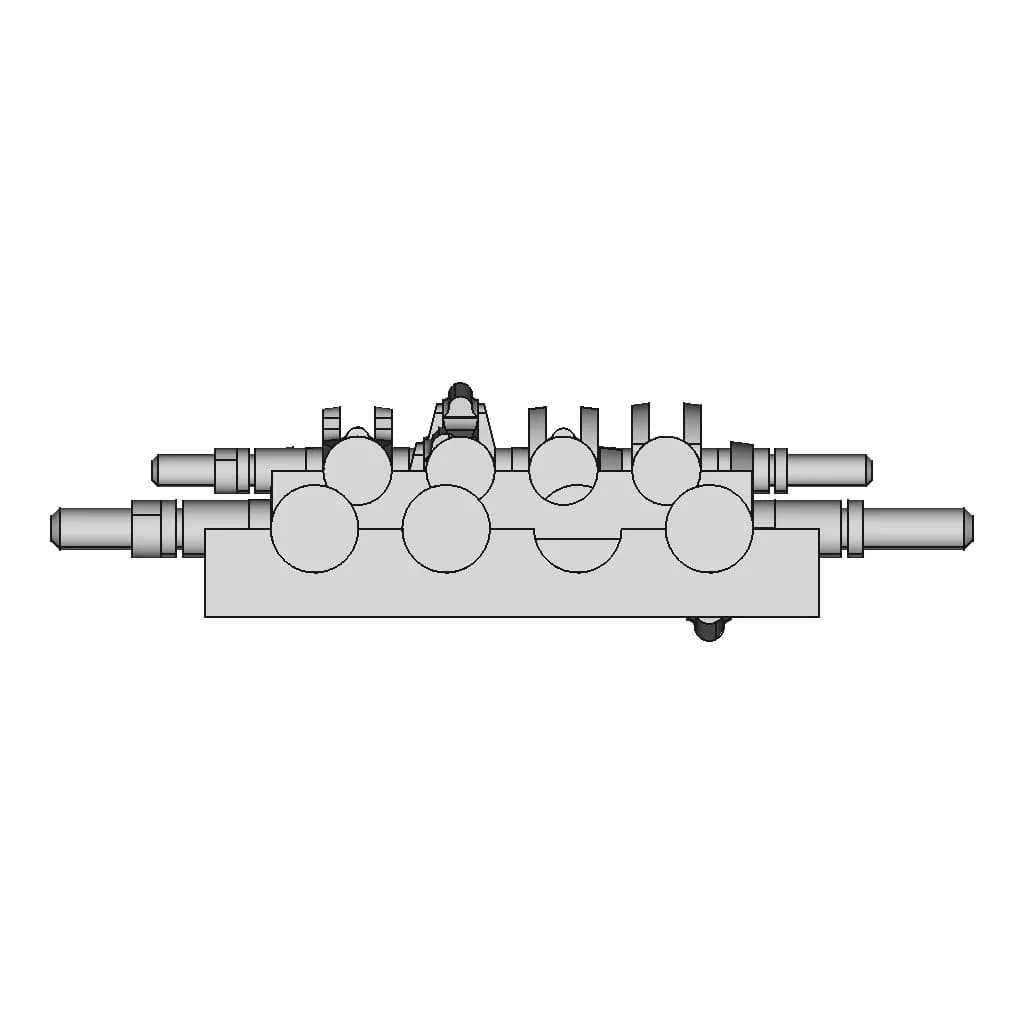 4- Stroke Internal Combustion Engine Assembly - Downloadable CAD Representation_0_0_degree_snapshot