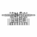4- Stroke Internal Combustion Engine Assembly - Downloadable CAD Representation_270_0_degree_snapshot