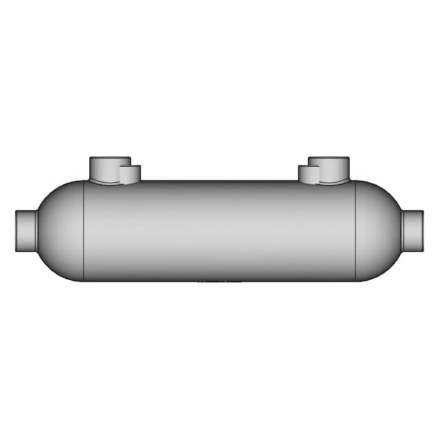 Dadods (Che-2) Cryogenic Shell And Tube Heat Exchanger | 3D Engineering Design File