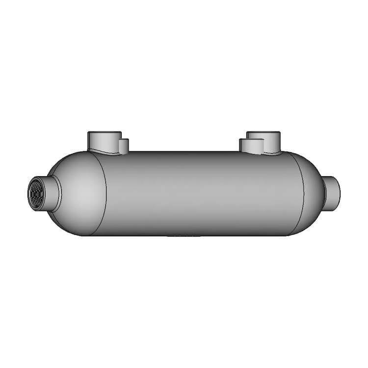 Dadods (Che-2) Cryogenic Shell And Tube Heat Exchanger | 3D Engineering Design File