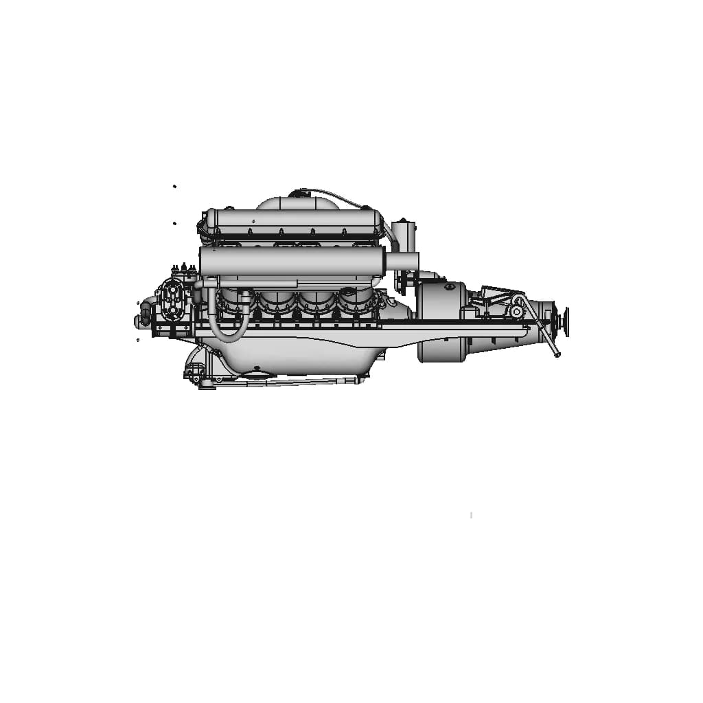 Wright-Martin H3 With Aew Marine Conversion - Downloadable CAD Representation_0_270_degree_snapshot