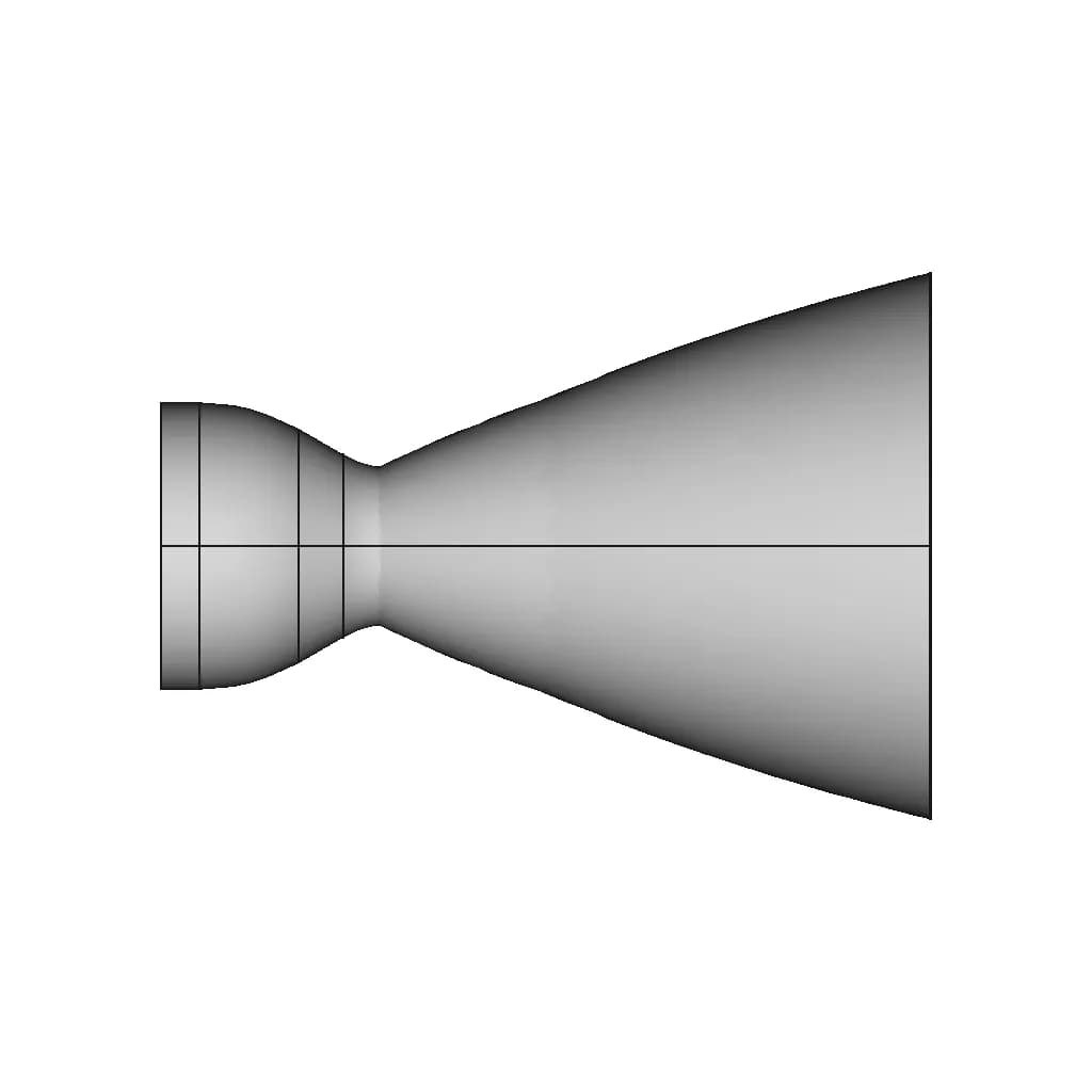 Rocket Nozzle(Vikas 4B Engine) | High-Quality CAD Model_0_0_degree_snapshot