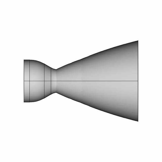 Rocket Nozzle(Vikas 4B Engine) | High-Quality CAD Model