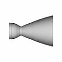 Rocket Nozzle(Vikas 4B Engine) | High-Quality CAD Model_90_0_degree_snapshot