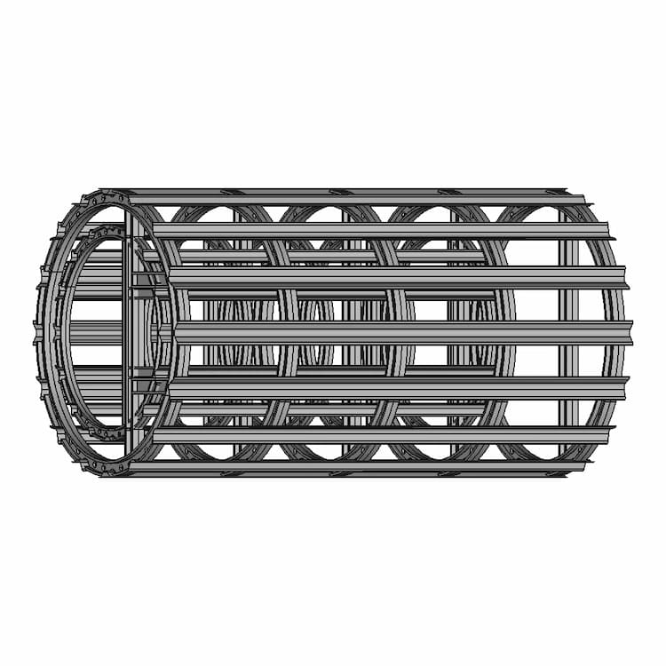 Aircraft Fuselage Internal Structure - Downloadable CAD Representation