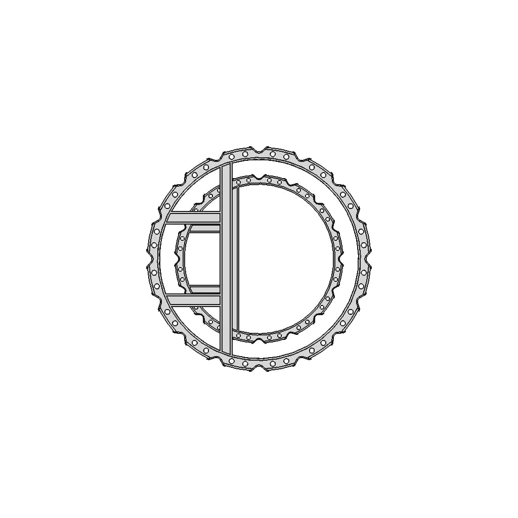 Aircraft Fuselage Internal Structure - Downloadable CAD Representation_0_270_degree_snapshot
