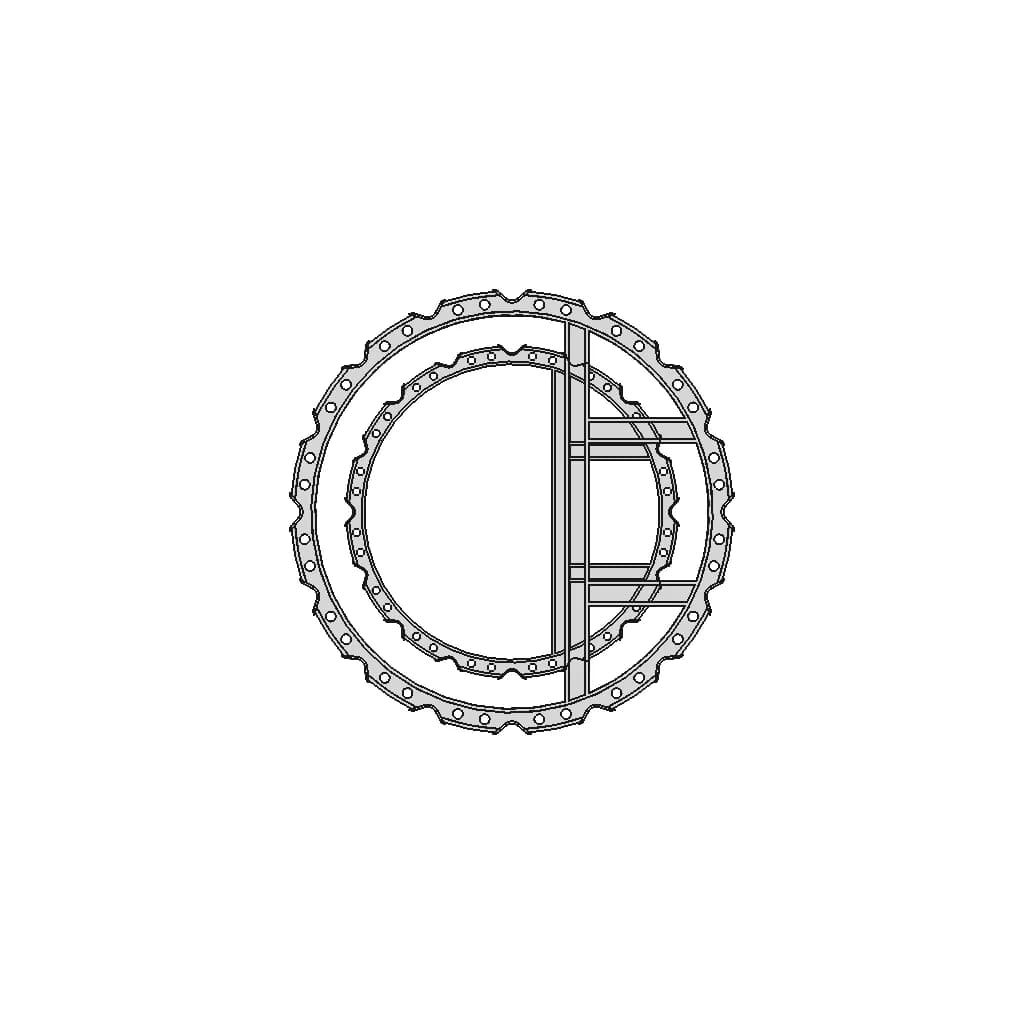 Aircraft Fuselage Internal Structure - Downloadable CAD Representation_0_90_degree_snapshot