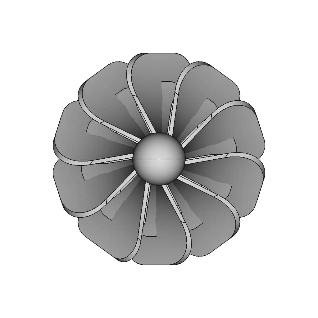 Turbine | 3D Engineering Design File_90_0_degree_snapshot
