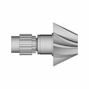 Helical Bevel Gear - Standard Mechanical Component_90_0_degree_snapshot