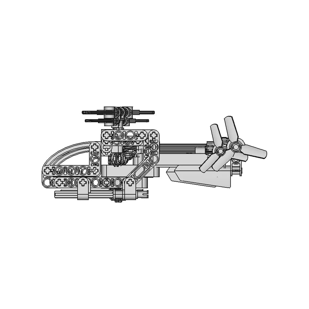 Lego Helicopter 30465 | High-Quality CAD Model_0_90_degree_snapshot