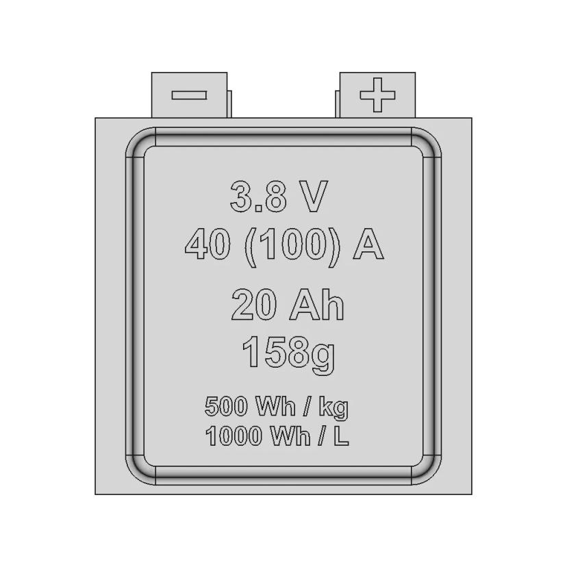 Licerion Battery From Simon Power - Downloadable CAD Representation