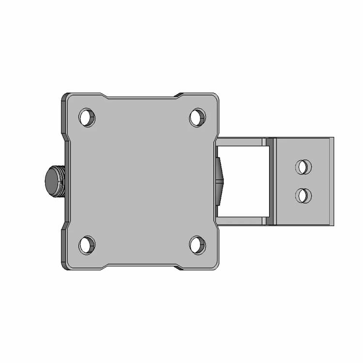 Heavy Duty Hinge 180 Degree Opening, Reference Model Sku: Fac236.22P | 3D Engineering Design File