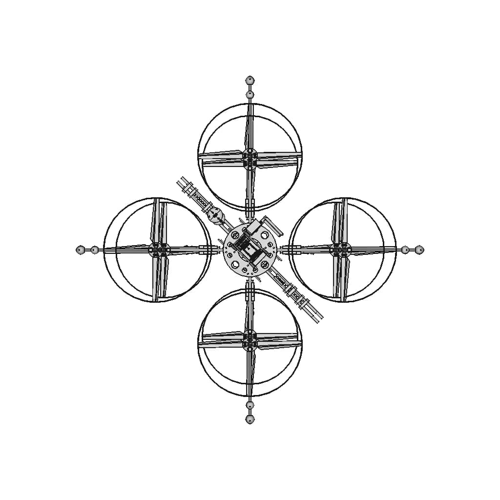 Octocopter X650 (Cd) - Standard Mechanical Component_0_0_degree_snapshot
