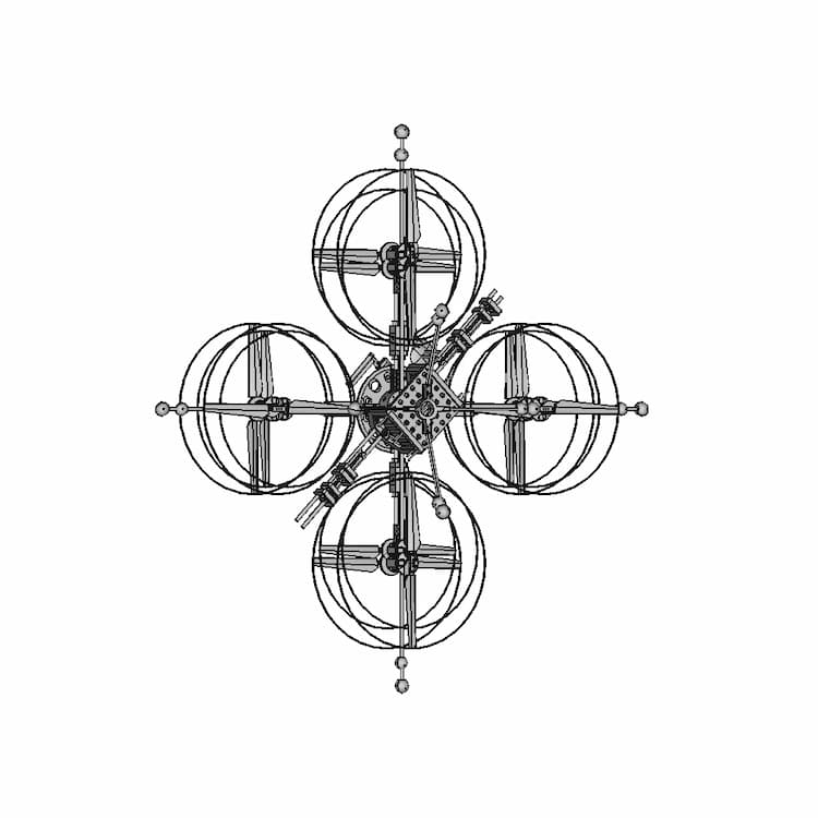 Octocopter X650 (Cd) - Standard Mechanical Component