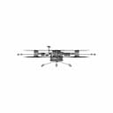 Octocopter X650 (Cd) - Standard Mechanical Component_90_0_degree_snapshot