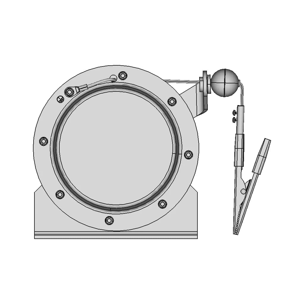 Wire Drum Bnza.30 | High-Quality CAD Model_0_270_degree_snapshot