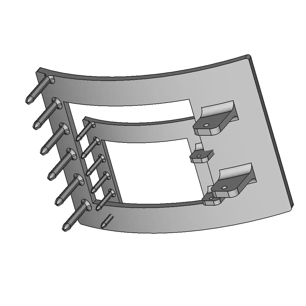 Hairclip | High-Quality CAD Model_60_30_degree_snapshot