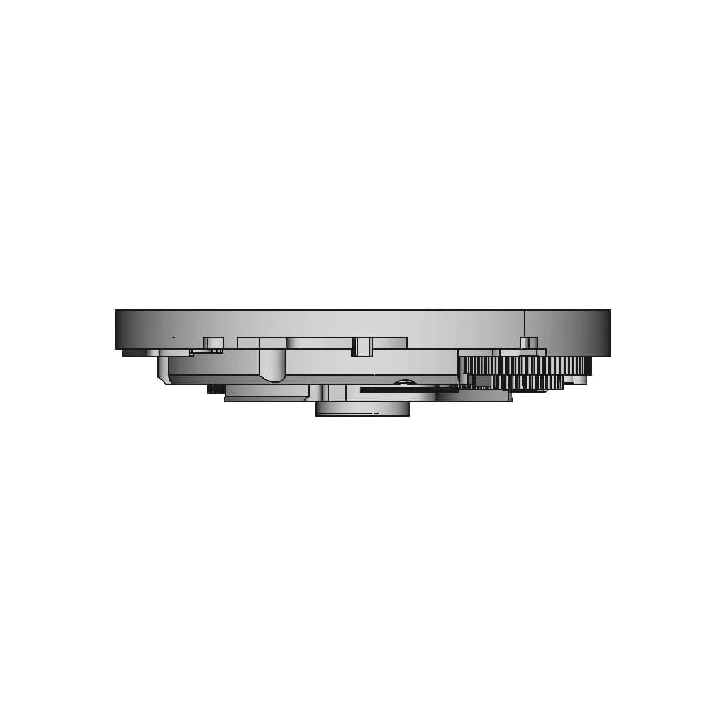 Seiko Nh35 Watch Movement | High-Quality CAD Model_270_0_degree_snapshot