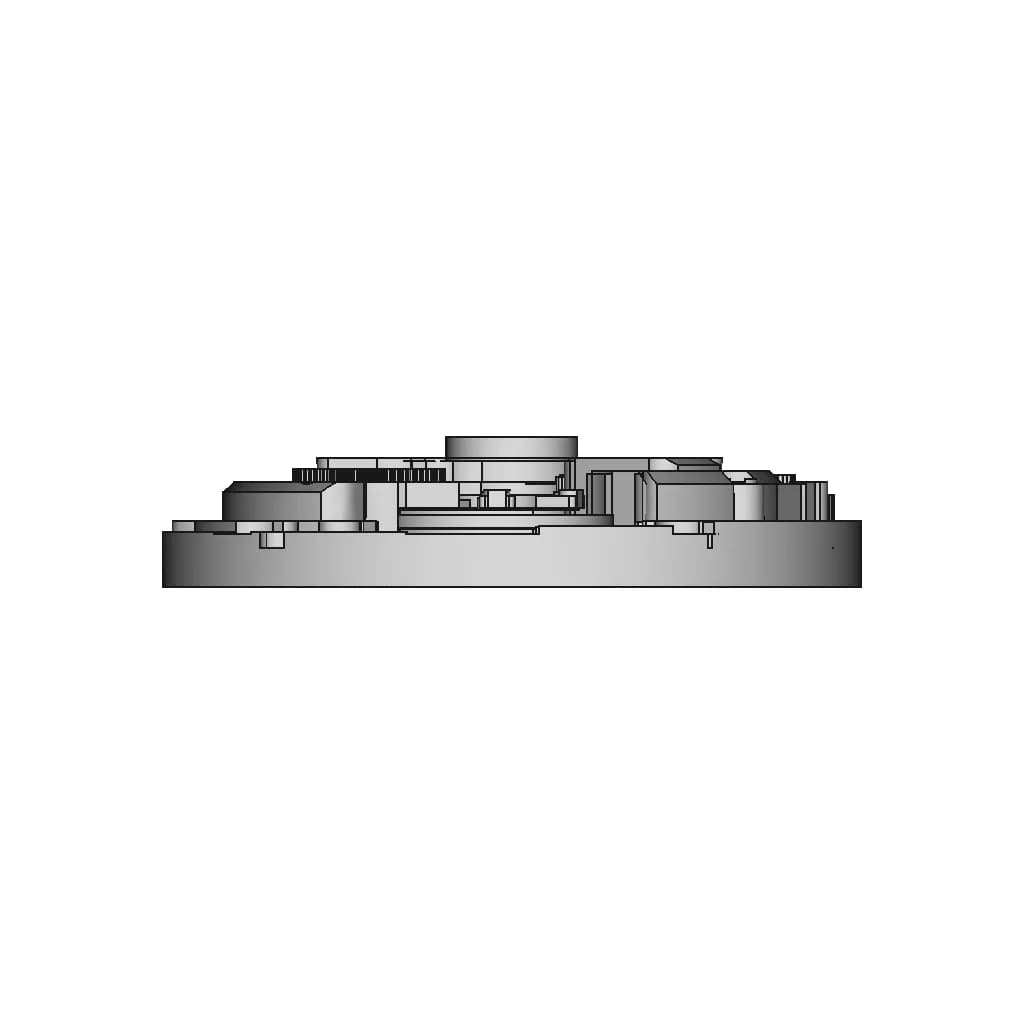Seiko Nh35 Watch Movement | High-Quality CAD Model_90_0_degree_snapshot