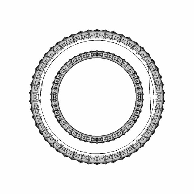 Ring - Inscription - Downloadable CAD Representation