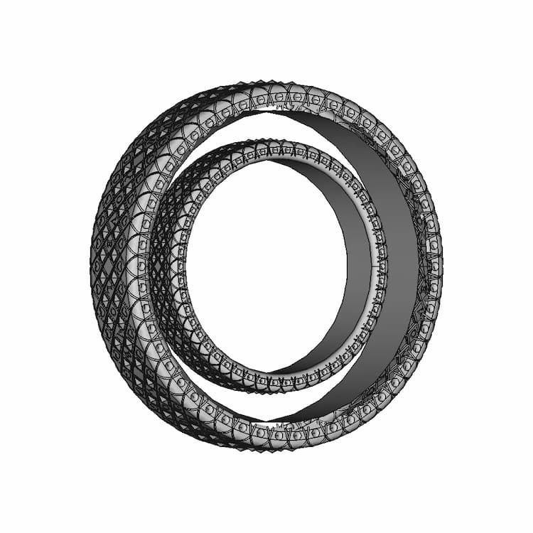 Ring - Inscription - Downloadable CAD Representation