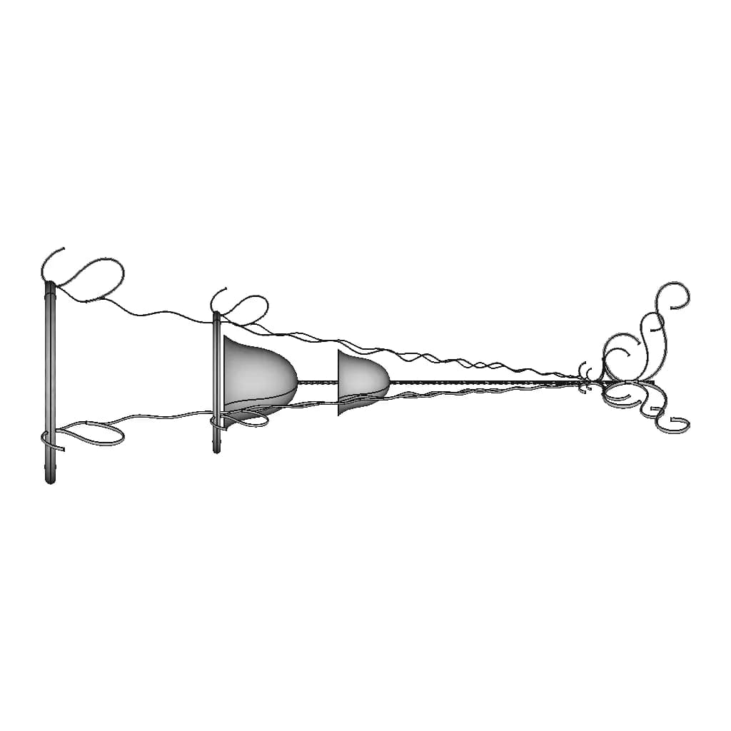 Wrought Iron - Downloadable CAD Representation_0_90_degree_snapshot