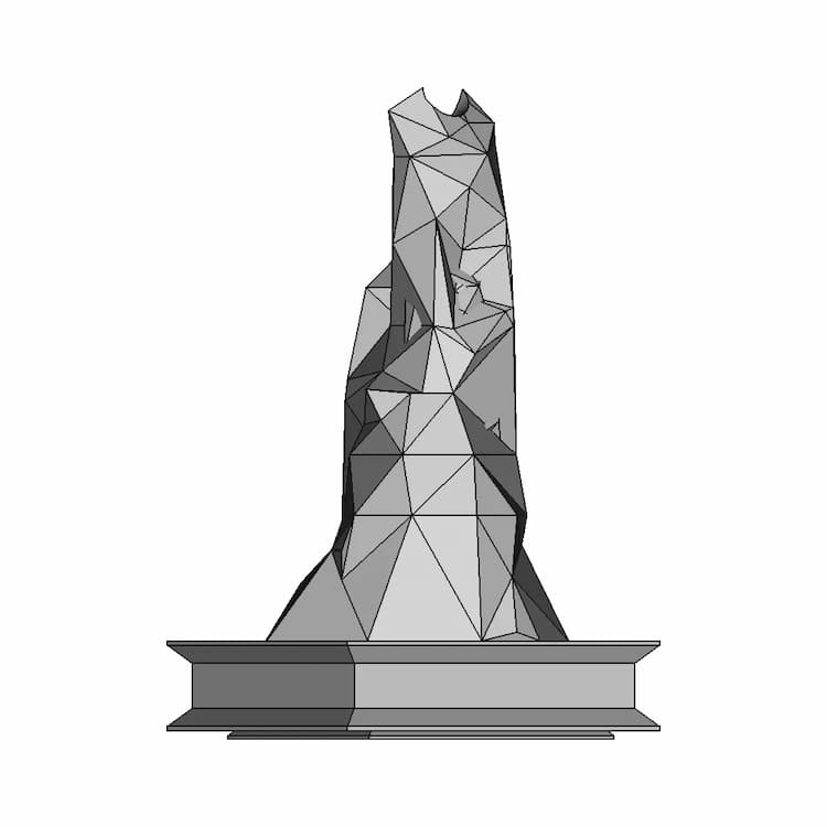 Cool Lowpoly Pen Display | 3D Engineering Design File