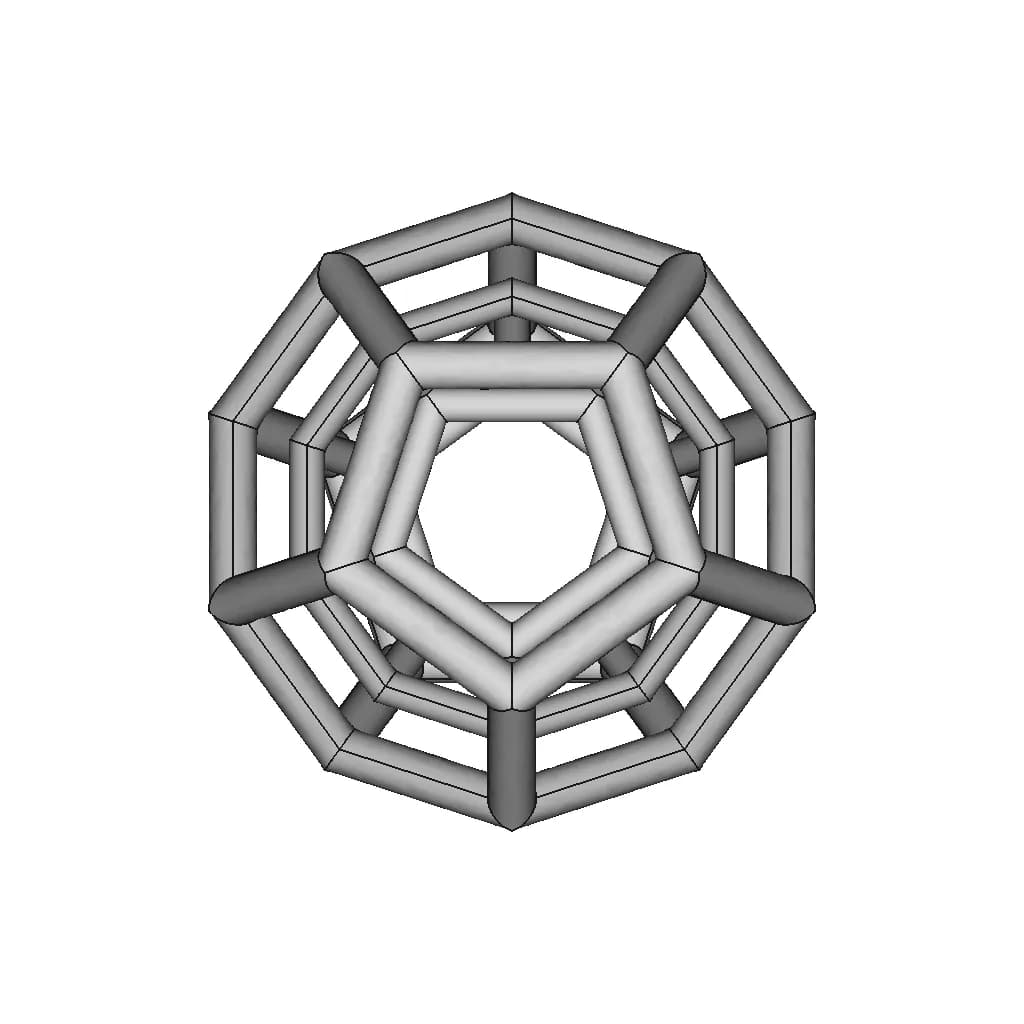 Dodecahedron In Freecad | High-Quality CAD Model_0_0_degree_snapshot