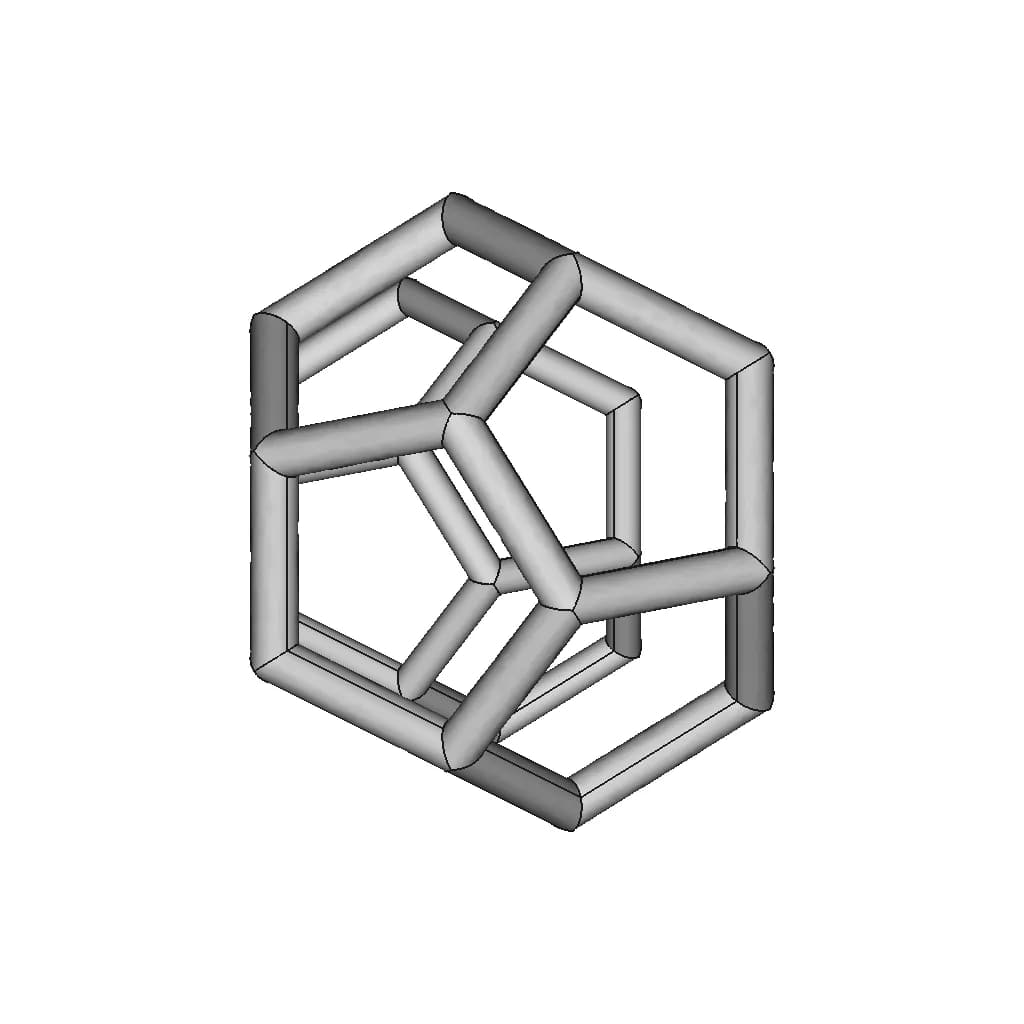 Dodecahedron In Freecad | High-Quality CAD Model_0_270_degree_snapshot