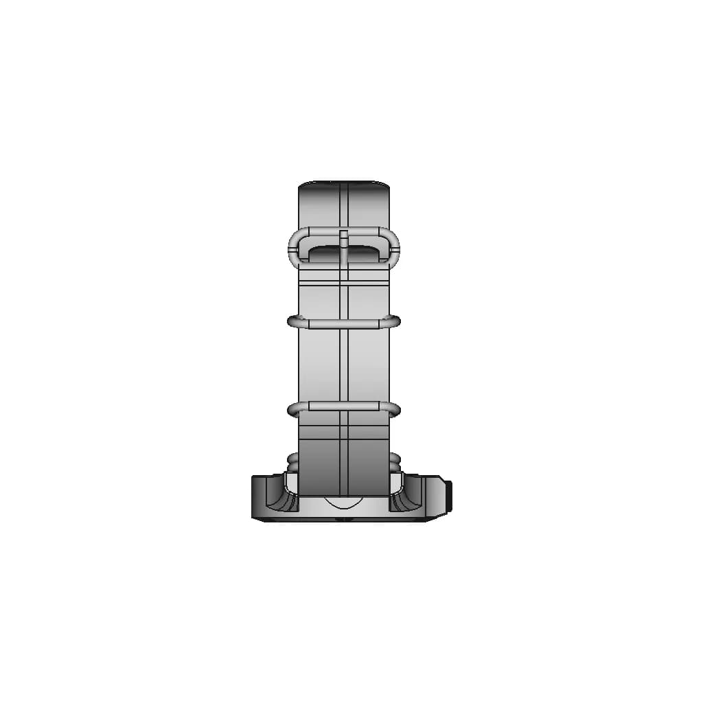 Field Style Wrist Watch With Nato Strap | High-Quality CAD Model_270_0_degree_snapshot
